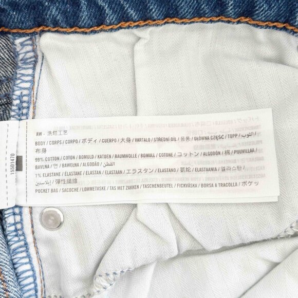 Abercrombie & Fitch Dark Marble Low Rise Baggy Jean size 25 Regular - Picture 13 of 14